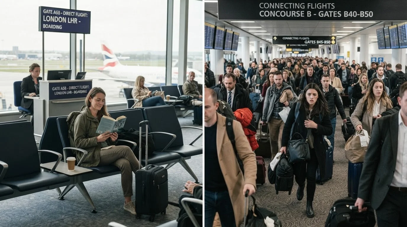 Direct Flights vs. Layovers: When the Cheaper Option Actually Costs More