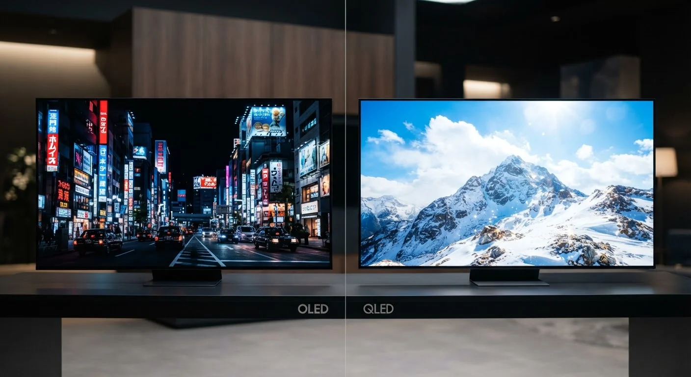 OLED vs QLED: Choosing Between Self-Lit Pixels and Quantum Dot Brightness