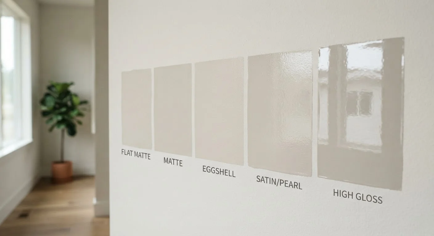 Paint Finish Glossary: Flat, Eggshell, Satin, Semi-Gloss, and Gloss