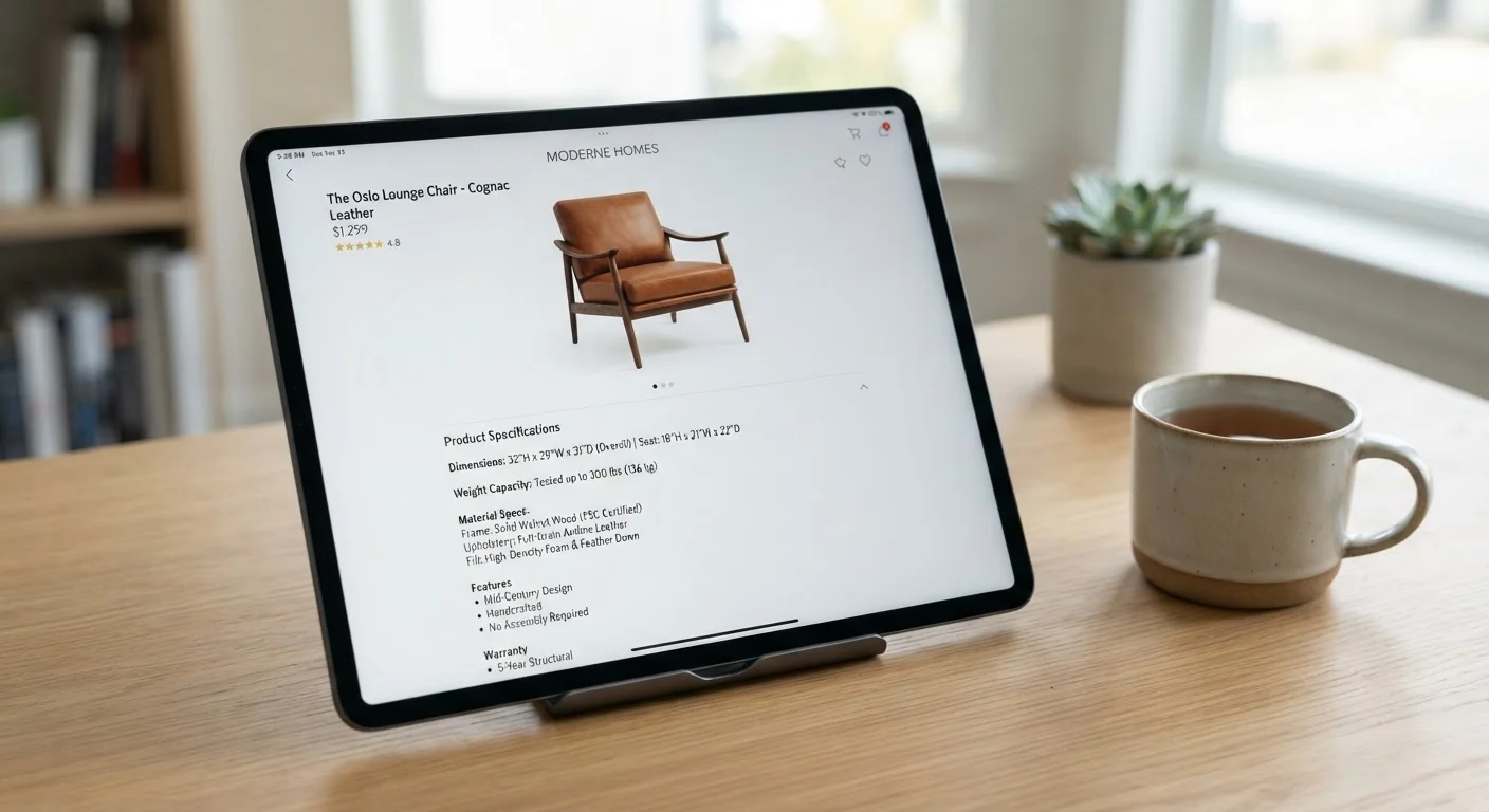 Reading a Furniture Listing: Weight Limits, Materials, and Other Specs That Matter