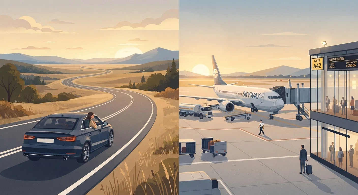 Road Trip vs. Flying: Mapping Out the True Cost and Time Equation