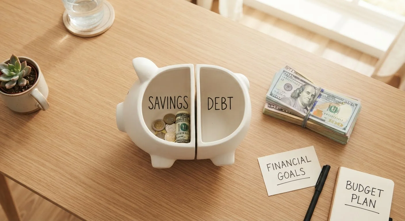 Splitting Your Paycheck: Saving and Paying Off Debt at the Same Time