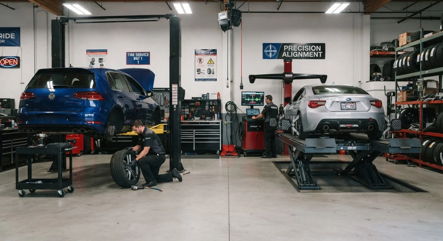 Tire Rotation vs. Wheel Alignment: Two Services That Often Get Confused